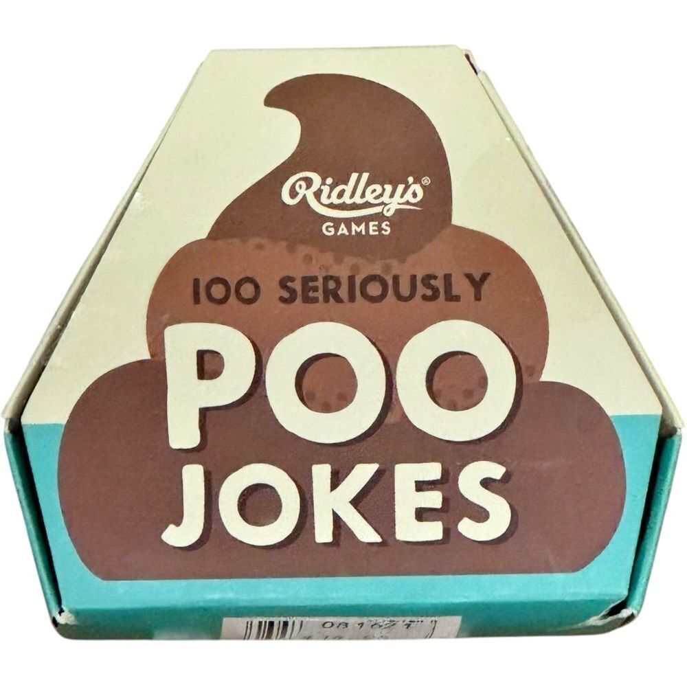 Ridley’s Games 100 Seriously Poo Jokes Fun Funny Humor Silly Game. NEW.